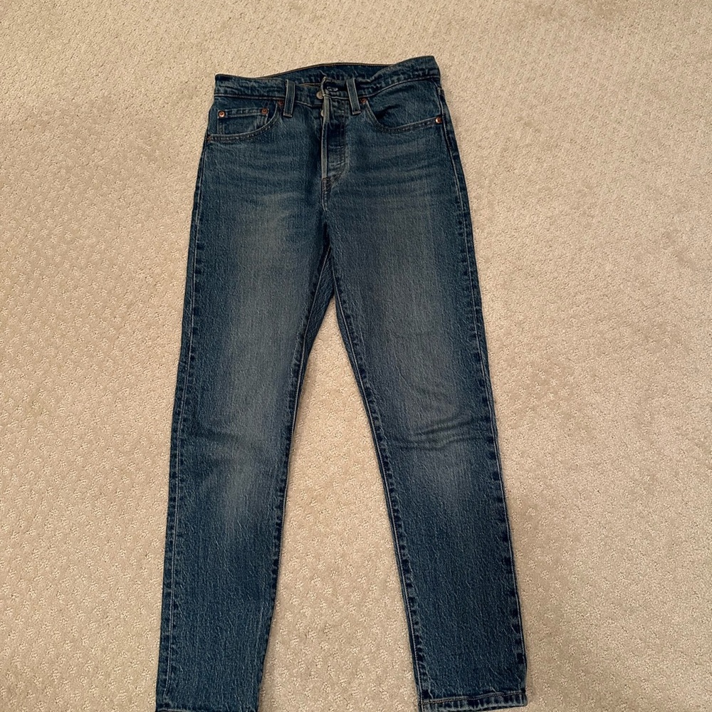 Levi's Blue Skinny Jeans with Classic Denim Look
